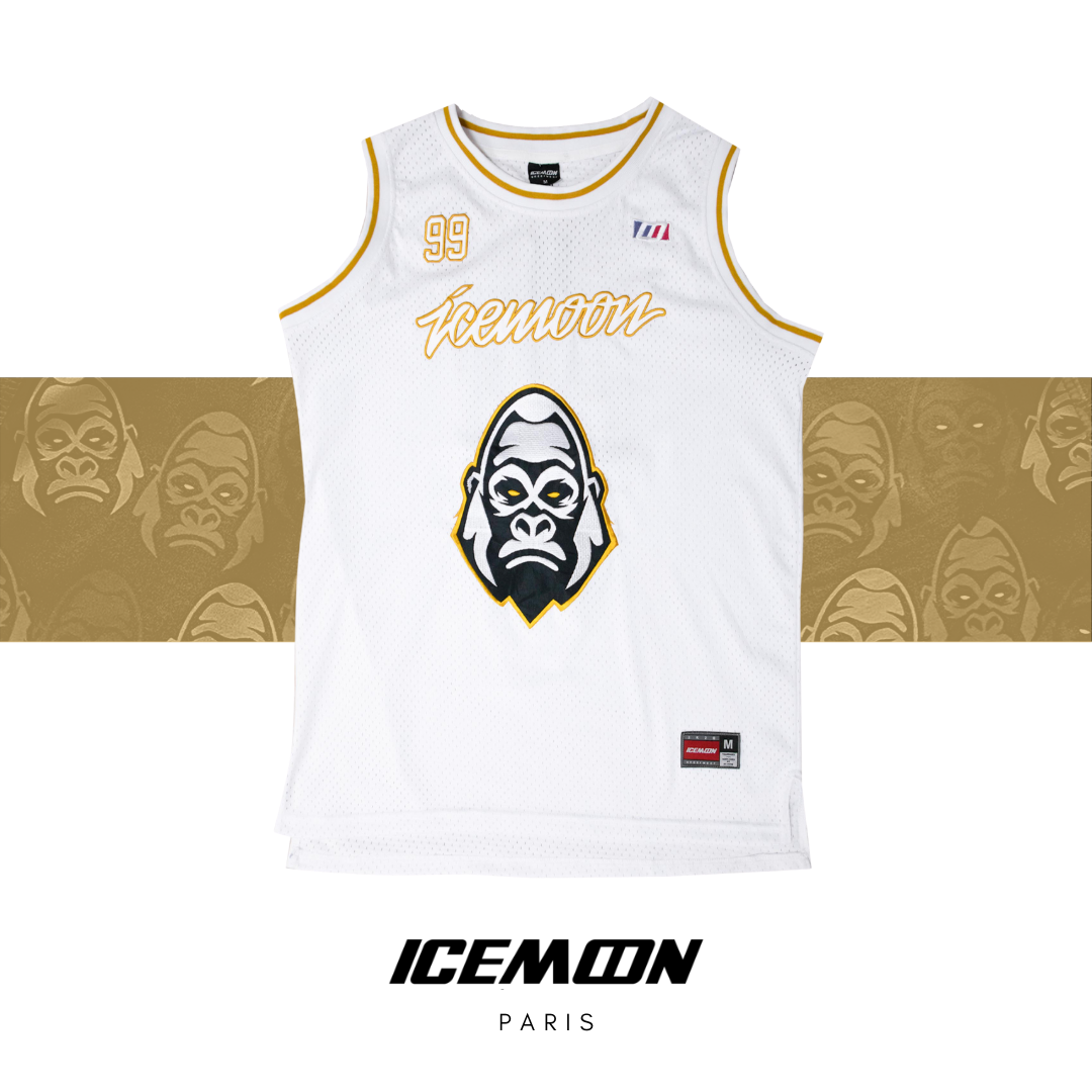 Maillot IceMoon Kong White #GoldEdition